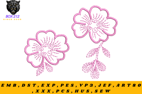 Beautiful Flower Embroidery Design Review for Boutique Sweatshirts