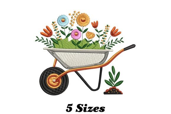 Beautiful Gardening Embroidery Design Review