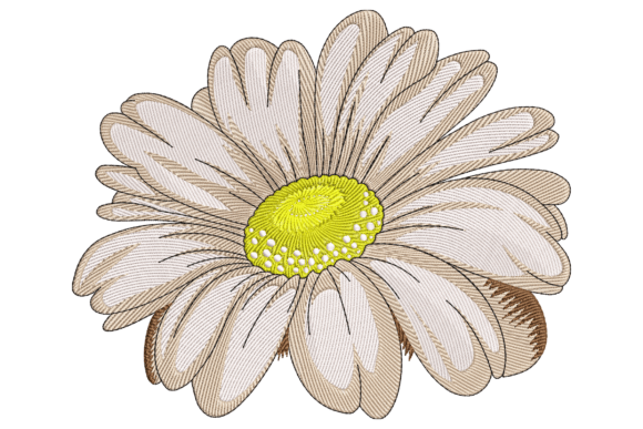 Chamomile Flower Embroidery Design Review for Small Business Use