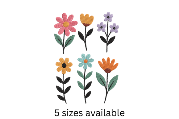 Colorful Flower Embroidery Design: A Seller's Perspective