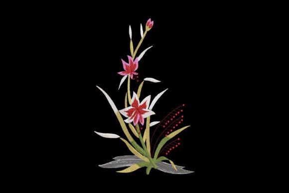 Crimson Orchid Dance Embroidery Review for Craft Fair Success