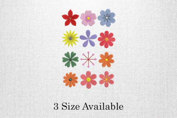 Floral Motif Set Colorful Embroidery Review for Sellers
