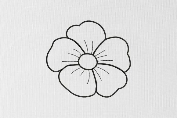 Flower Line Art: A Seasonal Embroidery Design Review