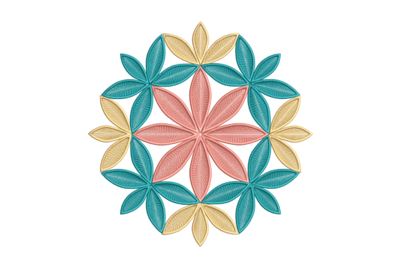 Geometric Floral Mandala Review for Personalized Embroidery Gifts