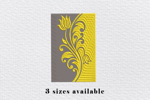 Golden Floral Border Embroidery Review for Boutique Sweatshirts