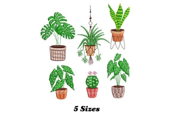 House Plants Embroidery Design Review for Seasonal Projects