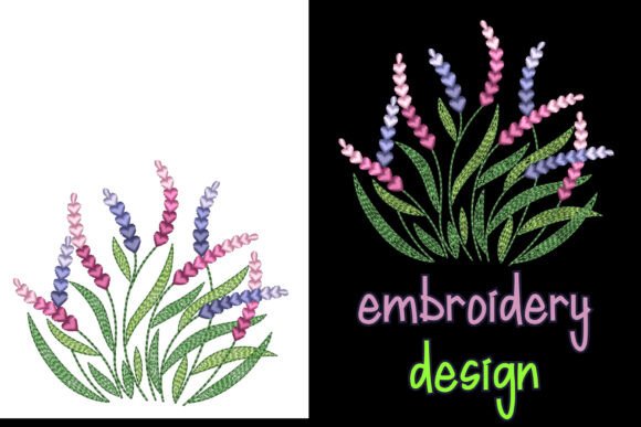 Lavender Heart Blooms: A Romantic Embroidery Design Review