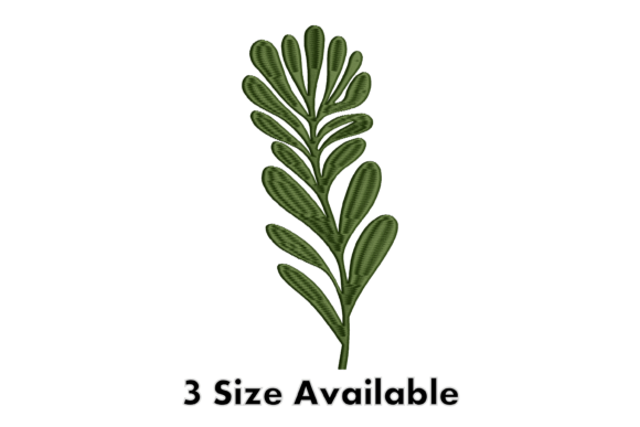 Minimal Botanical Leaf Review: A Delicate Embroidery Design for Personalized Gifts