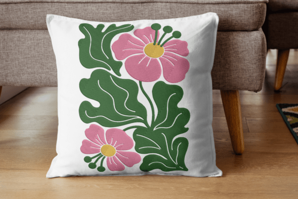 Modern Abstract Floral Embroidery Design Review