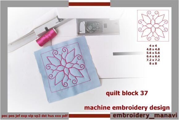 Quilting with Floral Plant Patterns: A Fresh Embroidery Design for Craft Fairs