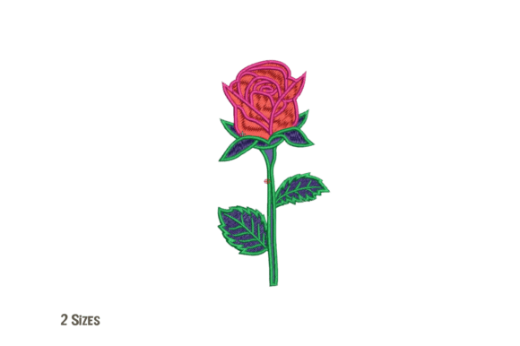 Red Rose Machine Embroidery Design Review