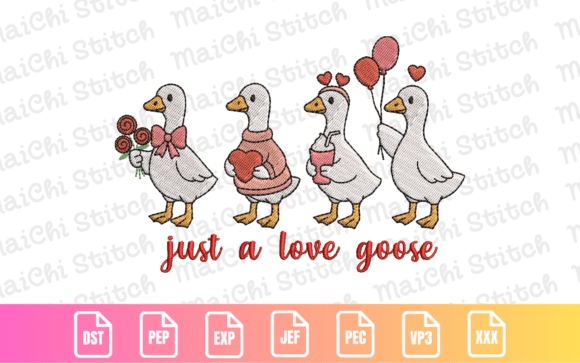 Valentine Goose Parade Embroidery Review