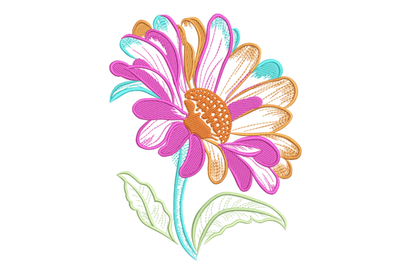 Vibrant Daisy Embroidery Design Review for Seasonal Use